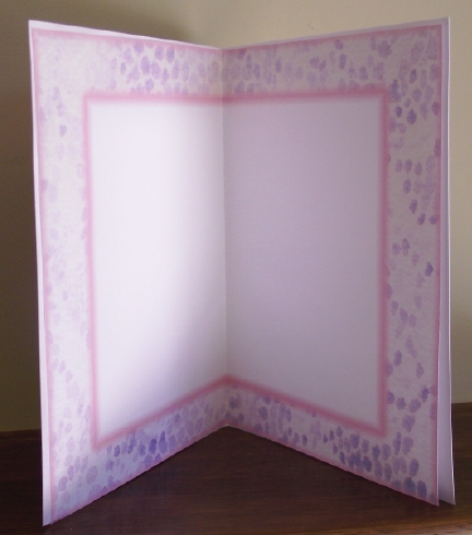 Lace Frame with Pink Borders Insert by Lady Rosemary Warboys