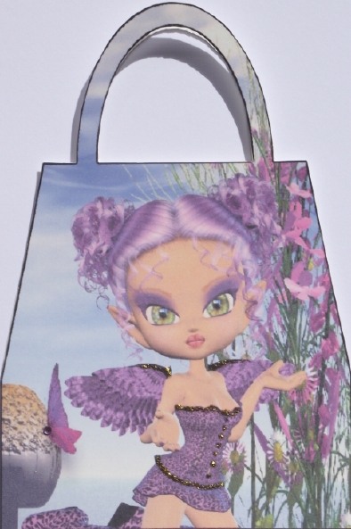 Sadie Fairy Handbag Card by Lady Rosemary Warboys