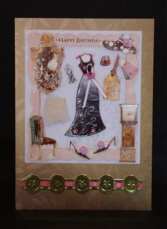 Elegant Metallic Words Matching Backing Paper by Lady Rosemary Warboys