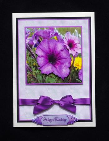 Petunia Breeze Quick Card by Lady Rosemary Warboys