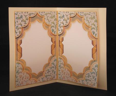 Nector Bird Ornate Diamond 7x5in Matching Card Insert by Lady Rosemary Warboys