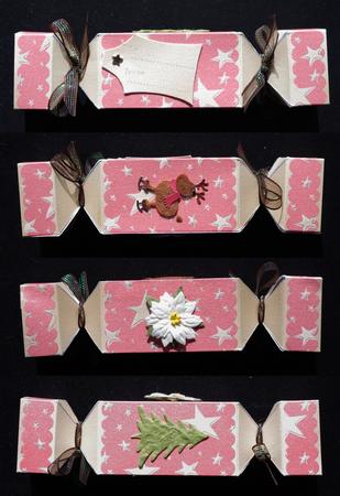 Gold Stars Cracker Shaped Treat or Favour Box by Lady Rosemary Warboys