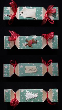 Gold Stars Cracker Shaped Treat or Favour Box by Lady Rosemary Warboys
