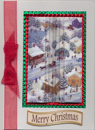 Christmas Twee Village Side Stacker by Lady Rosemary Warboys