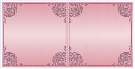 Plain Plum Perfume Matching Square Card Insert by Lady Rosemary Warboys