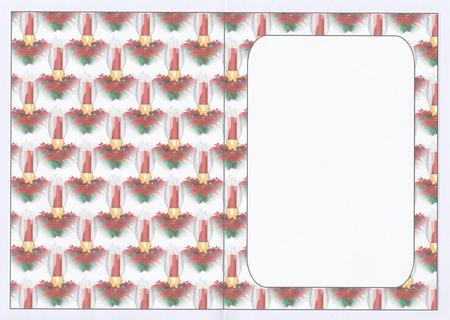 Christmas Candle Insert by Lady Rosemary Warboys