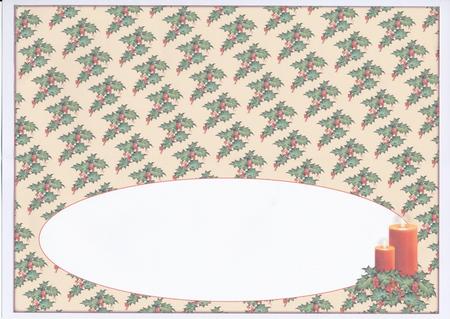 Christmas Candles Insert for Large Dl (cream) by Lady Rosemary Warboys