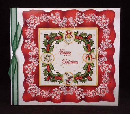 Christmas Fancy Shape Card by Lady Rosemary Warboys