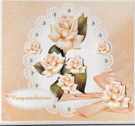 Beautiful Cream Roses by Lady Rosemary Warboys