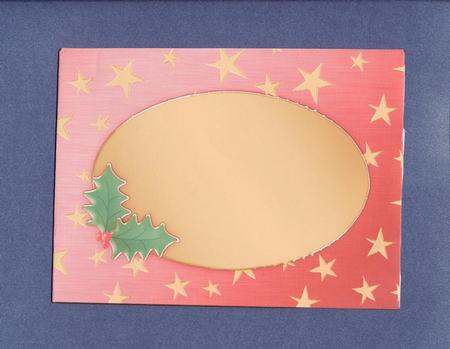 Elegant Christmas Greeting Matching 5 x 7 Envelope Kit by Lady Rosemary Warboys