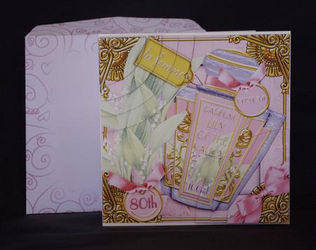 Lily of the Valley 80th Perfume 6in Duo Corner Stacker by Lady Rosemary Warboys