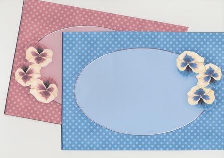 Pansy, Lace and Pearls Matching C5 Envelope Kit by Lady Rosemary Warboys