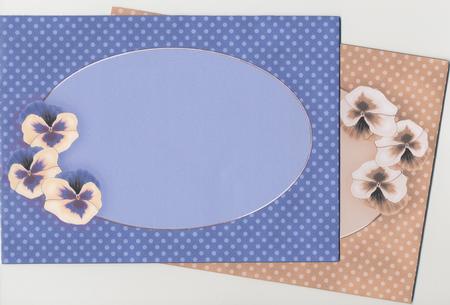 Pansy, Lace and Pearls Matching C5 Envelope Kit by Lady Rosemary Warboys