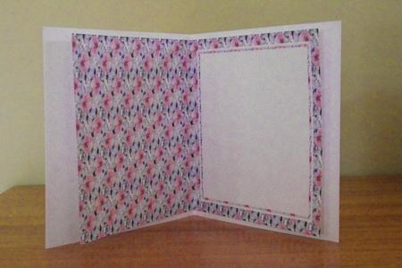 Square Pretty Floral Blank Inserts by Lady Rosemary Warboys