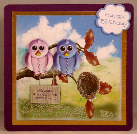 Madge and Dave 7x7 Quick Card by Lady Rosemary Warboys