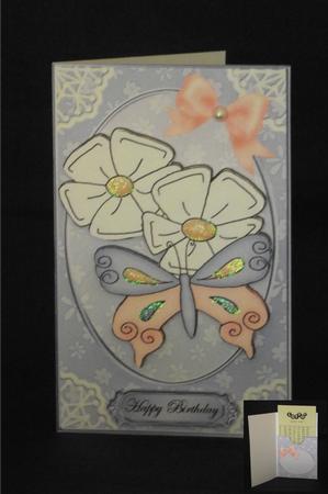 Fluttery Butterfly Lottery Wallet Card by Lady Rosemary Warboys