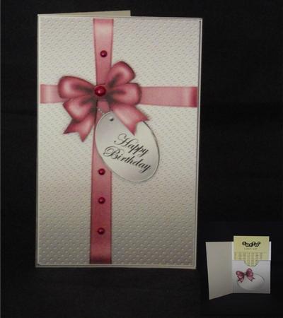Elegant Gift Parcel Lottery Wallet Card by Lady Rosemary Warboys