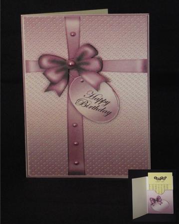 Elegant Gift Parcel Lottery Wallet Card by Lady Rosemary Warboys