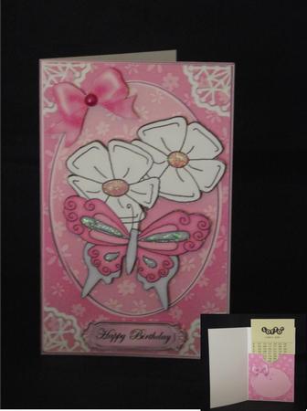 Fluttery Butterfly Lottery Wallet Card by Lady Rosemary Warboys