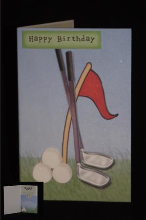 Golf Lottery Wallet Card by Lady Rosemary Warboys