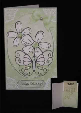 Fluttery Butterfly Lottery Wallet Card by Lady Rosemary Warboys