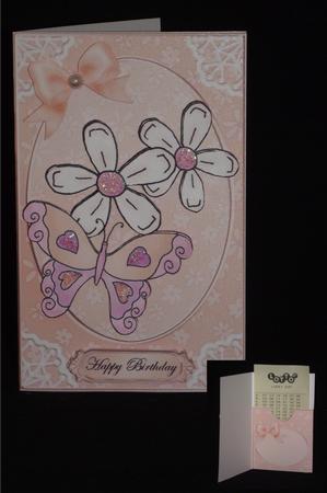 Fluttery Butterfly Lottery Wallet Card by Lady Rosemary Warboys