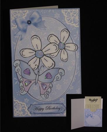 Fluttery Butterfly Lottery Wallet Card by Lady Rosemary Warboys