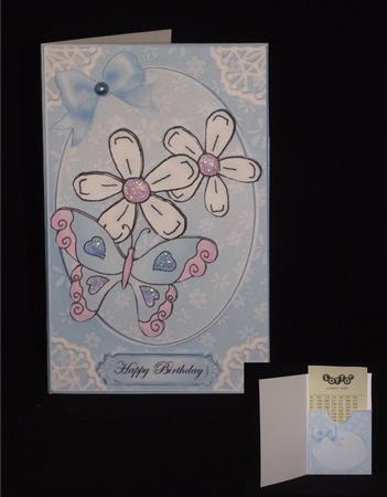 Fluttery Butterfly Lottery Wallet Card by Lady Rosemary Warboys