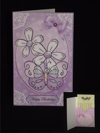 Fluttery Butterfly Lottery Wallet Card by Lady Rosemary Warboys
