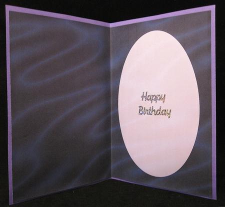 Sumptuous Satin A5 Insert - Dark Sapphire Blue by Lady Rosemary Warboys