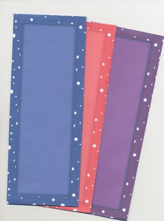 10 Mini Dl (80 x 215mm) Xmas Falling Snow Envelope Kit by Lady Rosemary Warboys