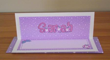 Xmas Sarah Matching Large Dl Insert by Lady Rosemary Warboys