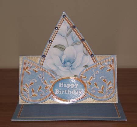 Teal Magnolia Happy Birthday Teardrop Trio Kit by Lady Rosemary Warboys
