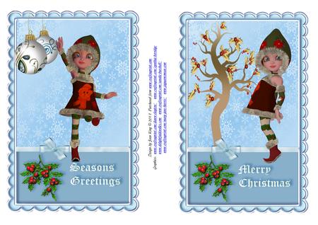 Christmas Pixies 3 by Lady Rosemary Warboys