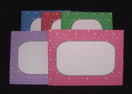 5 x 7 Deep Shades Christmas Snow Envelopes Kit by Lady Rosemary Warboys