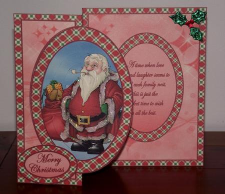 Mini Kit No Hole - Santa with His Sack by Lady Rosemary Warboys