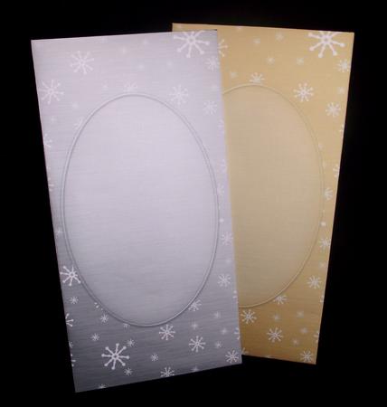6 Dl Xmas Bright Snowflakes Envelope Kit by Lady Rosemary Warboys