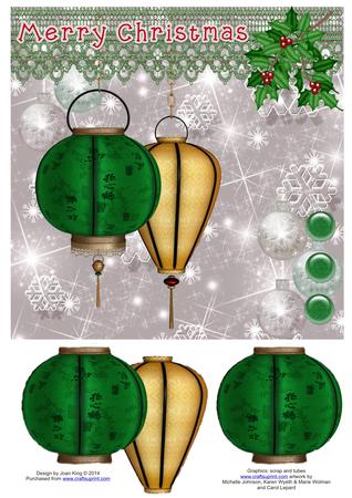 10 Oriental Lanterns 1 by Lady Rosemary Warboys