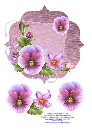 6 Swirl Patterned Papers by Lady Rosemary Warboys