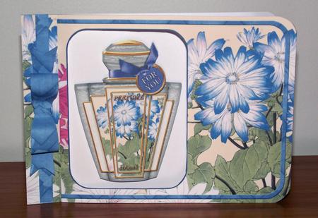 Blue Daisies Perfume 7x5inch Aperture Card Mini Kit by Lady Rosemary Warboys