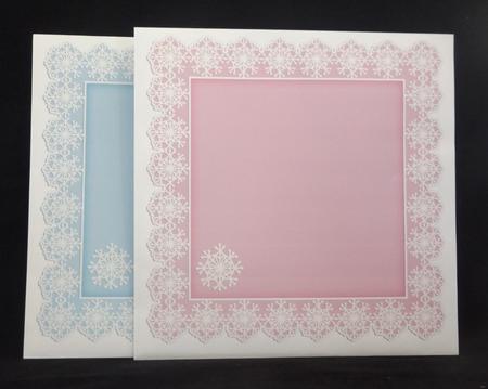 Xmas Snowflakes 8 x 8 Envelope Kit by Lady Rosemary Warboys