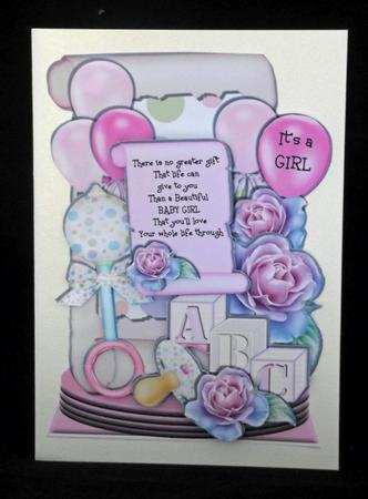 No Greater Gift - Scroll - Baby Pink by Lady Rosemary Warboys