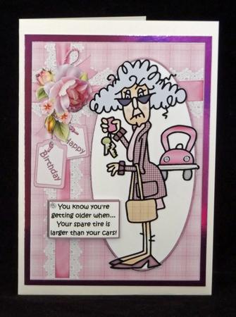 Stella and Her Spare Tire Quick Card by Lady Rosemary Warboys
