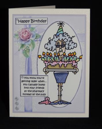 Stella and Getting Older Quick Card by Lady Rosemary Warboys