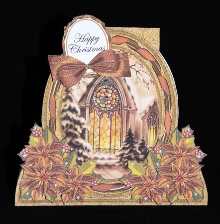 Church Window Special Large Oval Card Mini Kit by Lady Rosemary Warboys