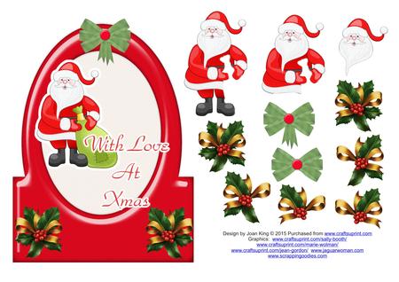 Cu Xmas Greetings Set 1 by Lady Rosemary Warboys