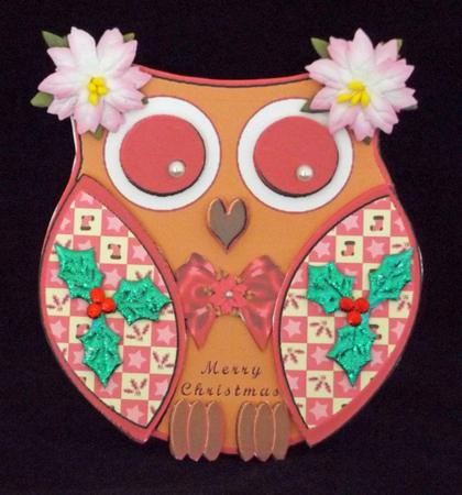 Christmas Owl (3) Mini Kit by Lady Rosemary Warboys