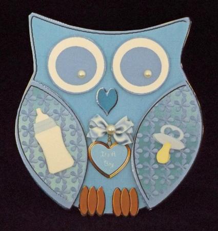 It's a Boy Owl Mini Kit by Lady Rosemary Warboys