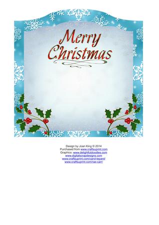 DR007 Christmas Greeting Embellishments by Lady Rosemary Warboys