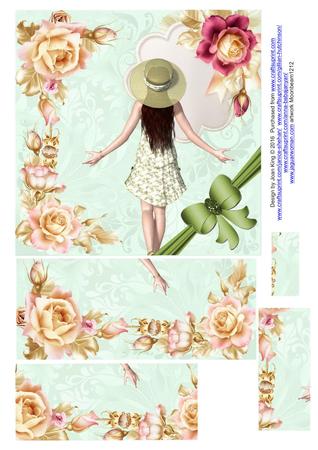 Gorgeous Colored Bridal Damask by Lady Rosemary Warboys